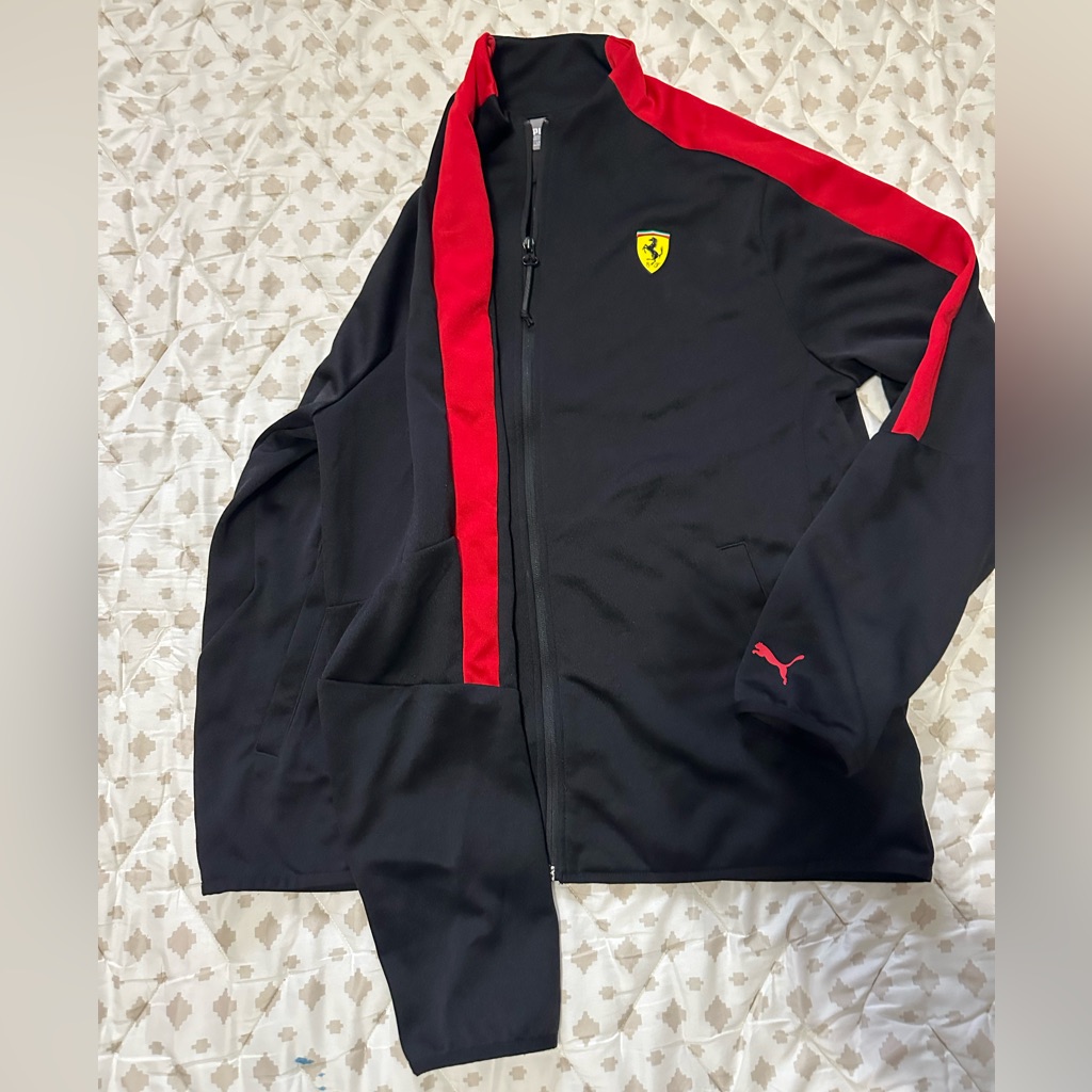 Mens New Size L Puma Ferrari Sweater Authentic